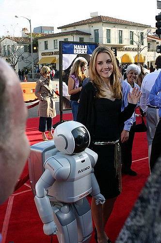 ASIMO and Amanda Bynes