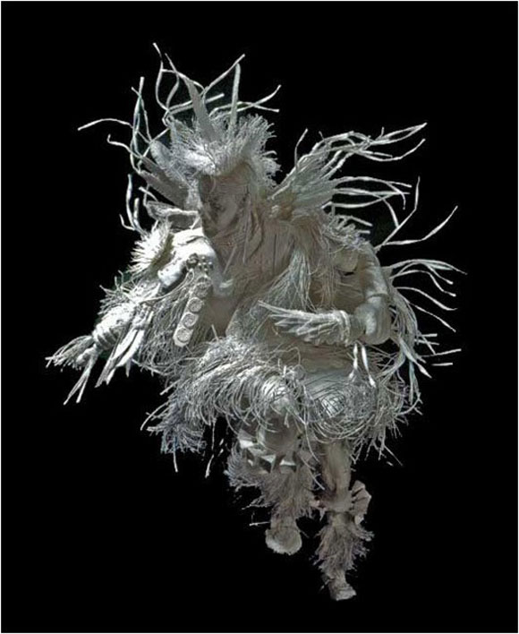 Paper Sculptures15 Cast Paper Sculptures by Allen Eckman