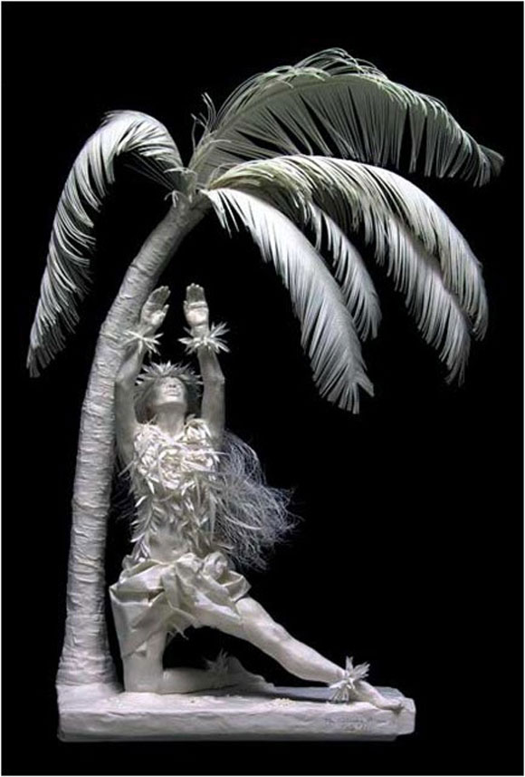 Paper Sculptures18 Cast Paper Sculptures by Allen Eckman