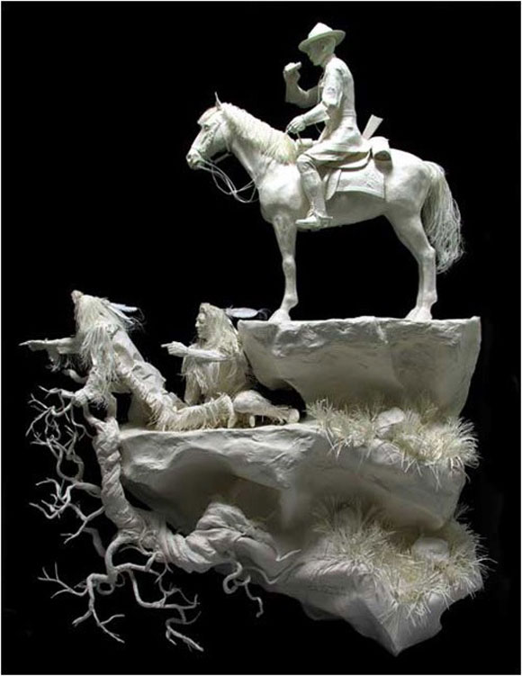 Paper Sculptures26 Cast Paper Sculptures by Allen Eckman