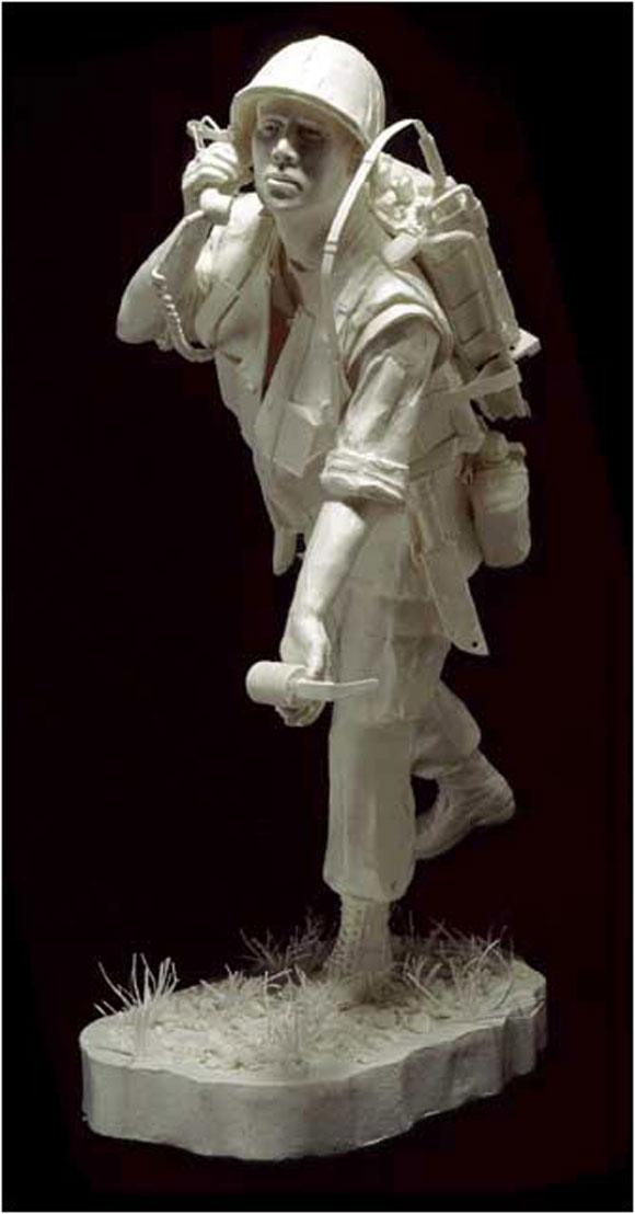 Paper Sculptures32 Cast Paper Sculptures by Allen Eckman