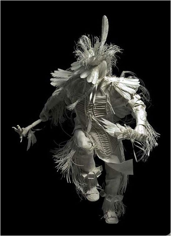 Paper Sculptures42 Cast Paper Sculptures by Allen Eckman