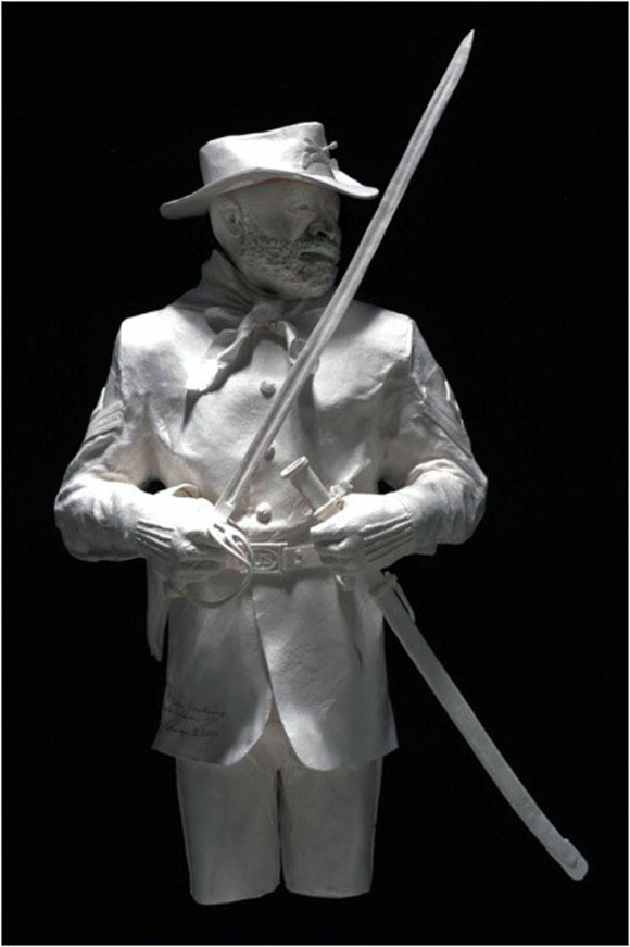 Paper Sculptures8 Cast Paper Sculptures by Allen Eckman