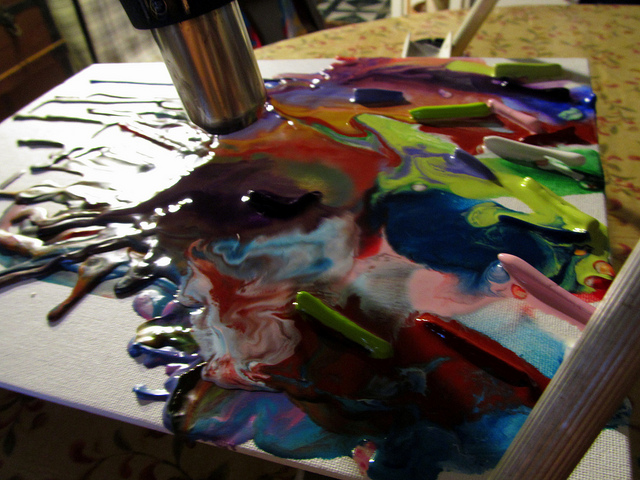 melted crayon art   4 Creative Crafts To Do With Your Kids