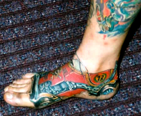 12 Summer Cool Foot Tattoos