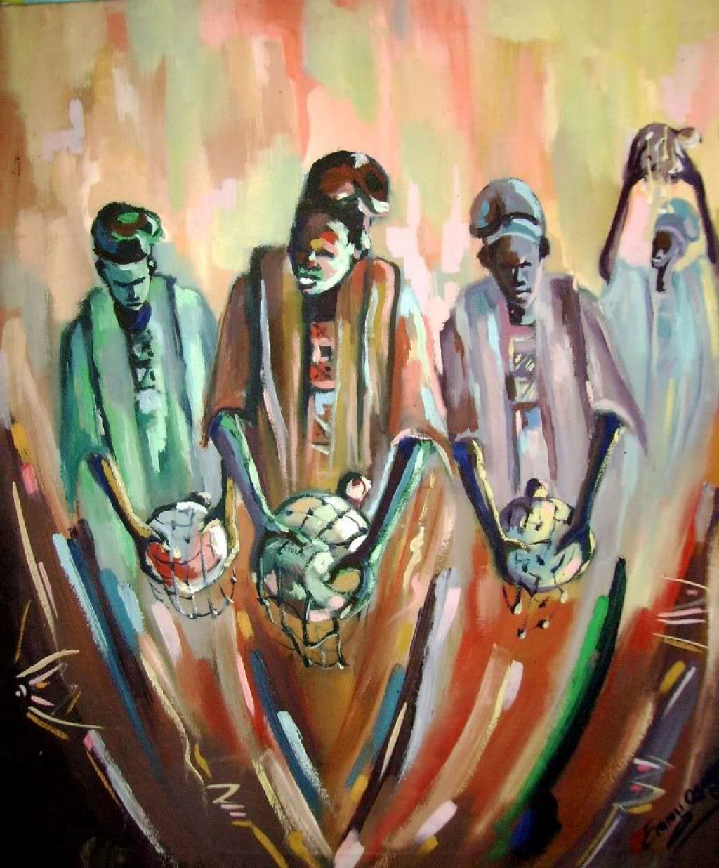 oil paintings5 Modern Art Oil Paintings