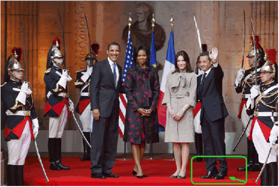 Just 5 more inches1 Just 5 more inches for Nicolas Sarkozy