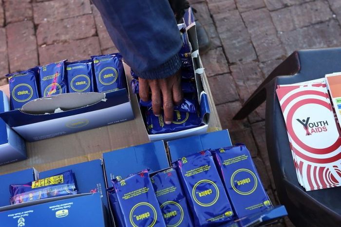 AIDS Campaign on WordCup Football Match 1 AIDS Campaign on WordCup Football Match