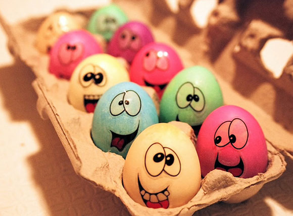 4 Funny eggs
