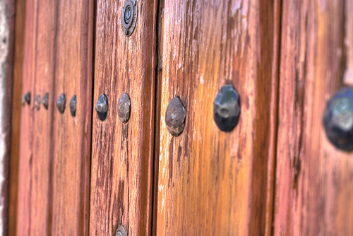 wood door