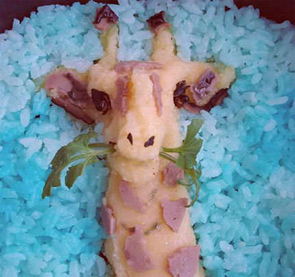 Creative food11 Creation made of food