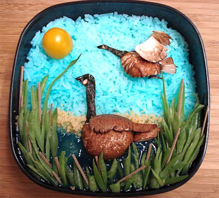 Creative food13 Creation made of food