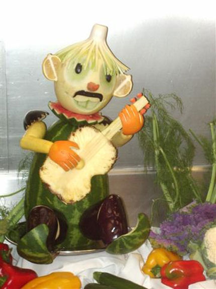 Creative food5 Creation made of food