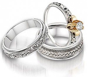 wedding bands 300x263 All you need to know about the best hammered Apples of gold bands wedding rings